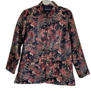 Robert Louis Vtg Oriental Traditional Asian Style Silk Blend Jacket Cheongsam